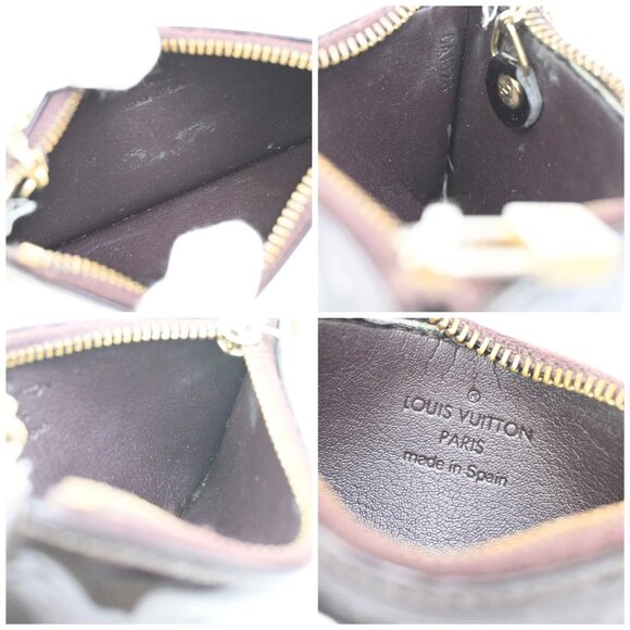 LOUIS VUITTON Pochette Cles Coin Wallet Monogram Vernis Red M93518 01FB770 - Picture 15 of 15